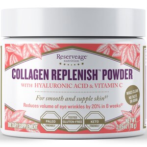 Reserveage Collagen Replenish Powder, Unflavored, 2.75 OZ 