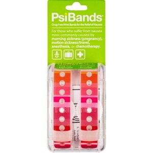 Psi Bands Drug-Free Wrist Bands For Nausea Relief 2 Ct, Red , CVS