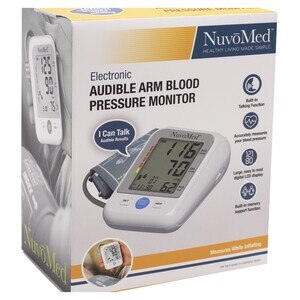 Nuvomed Audible Arm Blood Pressure Monitor