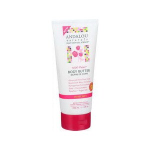 Andalou Naturals 1000 Roses Body Butter, 8 OZ