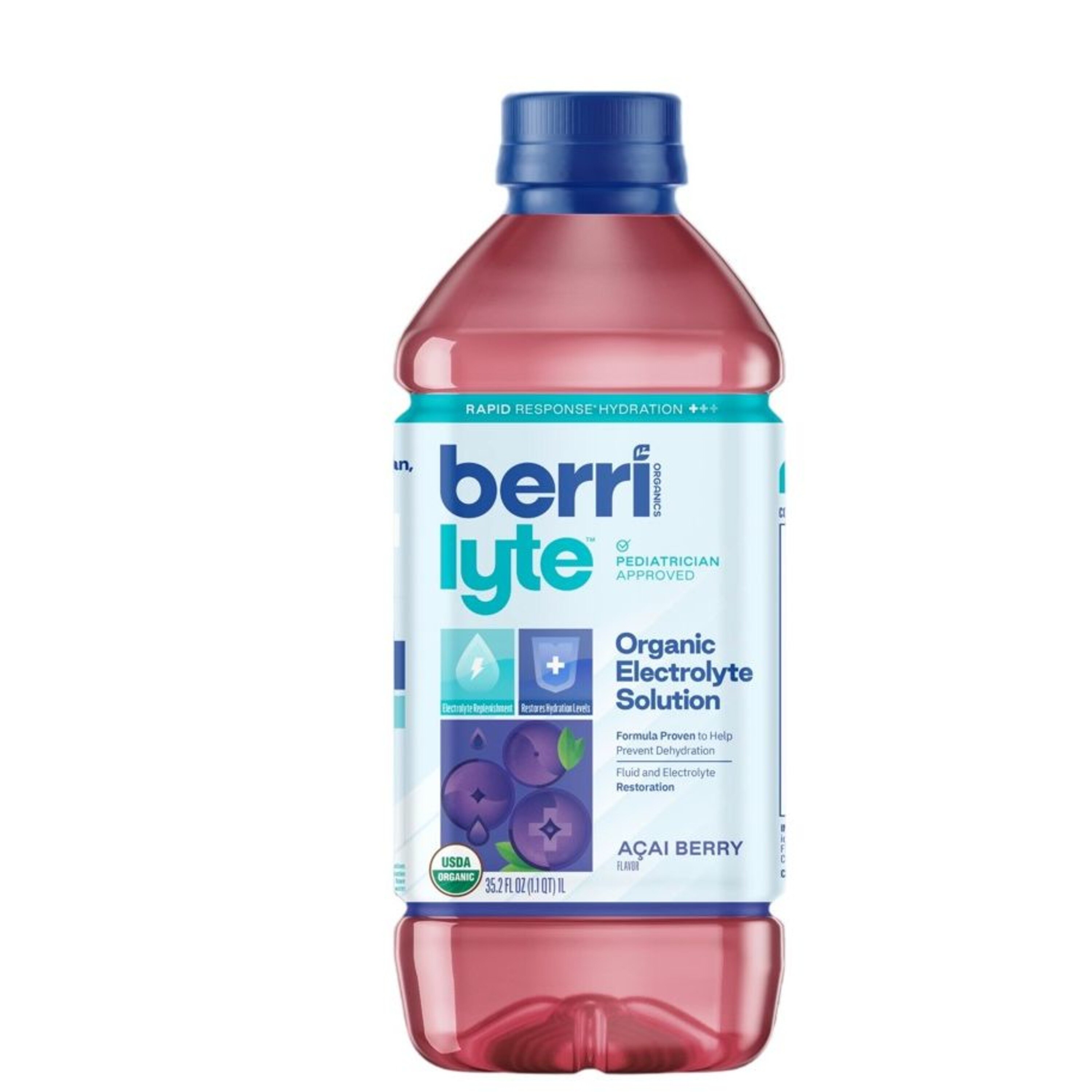 Berri Lyte Organic Acai Electrolyte Solution - 33.8 Oz , CVS