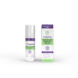 Capsiva Arthritis Pain Relief Gel-Roll On, 3 OZ