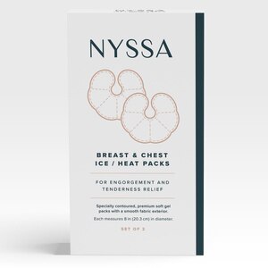 Nyssa Breast & Chest Reusable Ice/Heat Packs, Set of 2