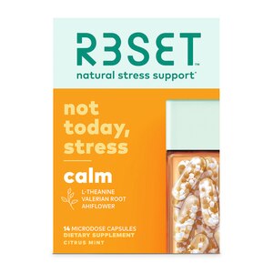 R3SET Natural Stress & Anxiety Relief Supplement Daytime Calm Vegan capsules , 14 CT