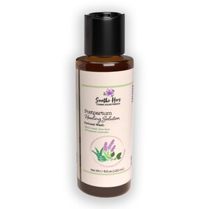 Soothe Hers Postpartum Healing Solution | Relieve Birthing Pain| All Natural Perineal Wash, 4 oz