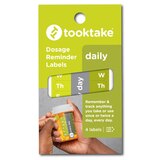 Tooktake Daily Vitamin and Medication Reminder Labels, 4 CT, thumbnail image 1 of 3