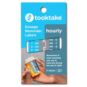 Tooktake Hourly Vitamins And Medication Reminder Labels, 4 Ct , CVS