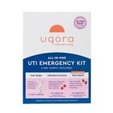 Uqora UTI Emergency Kit, UTI Pain Relief, UTI Infection Control, UTI Test Strips, thumbnail image 1 of 9