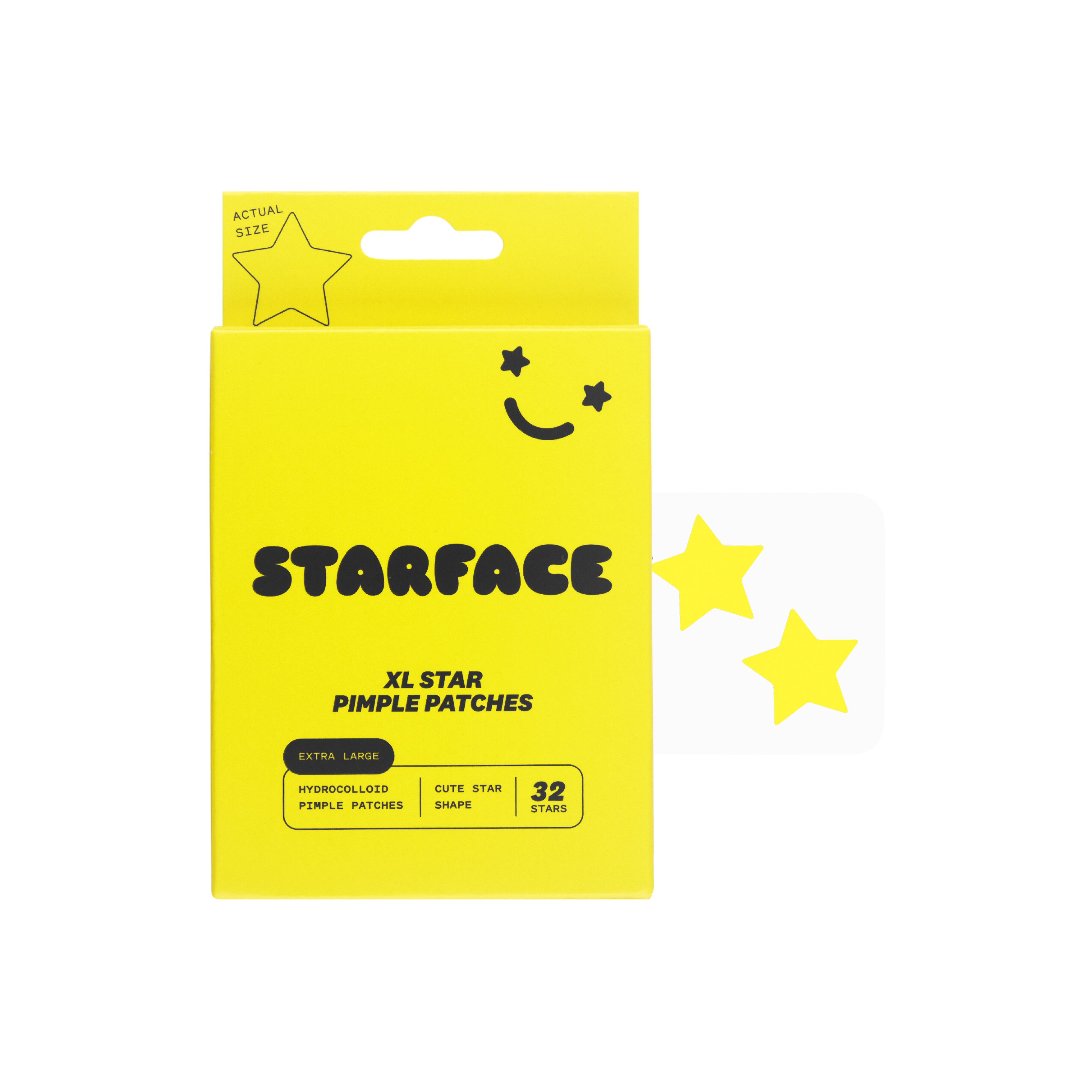 Starface XL Big Star Hydrocolloid Pimple Patches, 32 Ct , CVS
