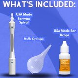 Cleanse Right- Ear Wax Spiral Drops and Bulb, thumbnail image 2 of 6
