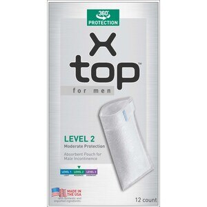 X-top For Men Level 2 Monderate Protection, 12 Ct , CVS