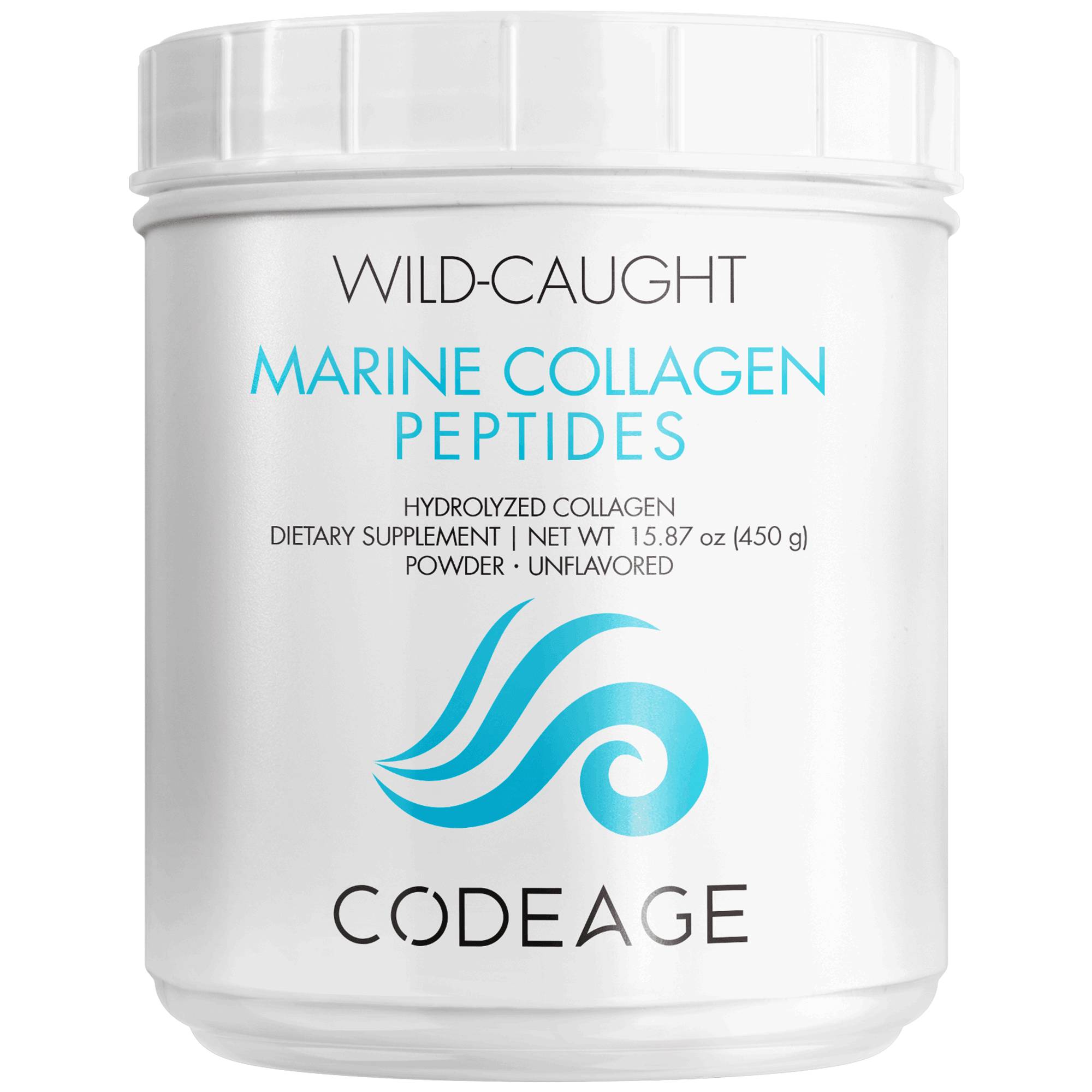 Codeage Marine Collagen Powder, Wild-Caught Hydrolyzed Fish Collagen Peptides Types 1 & 3, Non-GMO, 16 Oz , CVS