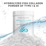 Marine Collagen Powder, Wild-Caught Hydrolyzed Fish Collagen Peptides Types 1 & 3, Non-GMO, 16 oz, thumbnail image 3 of 5