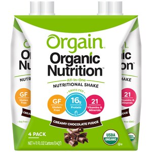 Orgain Organic Nutritional Shakes, Creamy Chocolate Fudge - 11 Oz , CVS