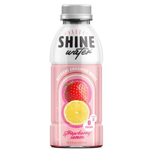 Shine Water Flavored Enhanced Water, Strawberry Lemon, 16.9 Oz , CVS