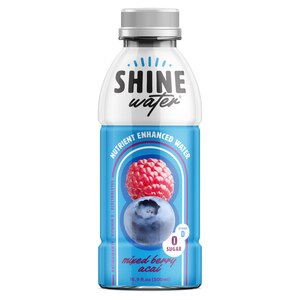 Shine Water Flavored Enhanced Water, Blackberry, 16.9 oz