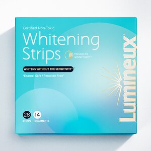 Lumineux Teeth Whitening Strips, Peroxide-Free, 14 Treatments - 5.9 Oz , CVS