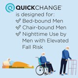 QuickChange Male Incontinence Wrap, Maximum Absorbency, One Size, 35 CT, thumbnail image 4 of 5