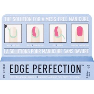 Edge Perfection - Protector de pintura de uñas, fácil de quitar, 0.3 oz