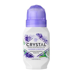 Crystal Essence Crystal 24-Hour Mineral Roll-on Deodorant, Lavender & White Tea, 2.25 Oz , CVS