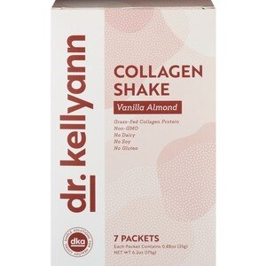 Dr. Kellyann Collagen Shake Vanilla Almond, 6.4 OZ, 7 Ct , CVS