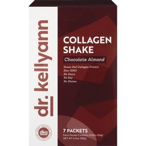 DR. Kellyann Collagen Shake Chocolate Almond, 6.4 OZ, 7 Ct , CVS