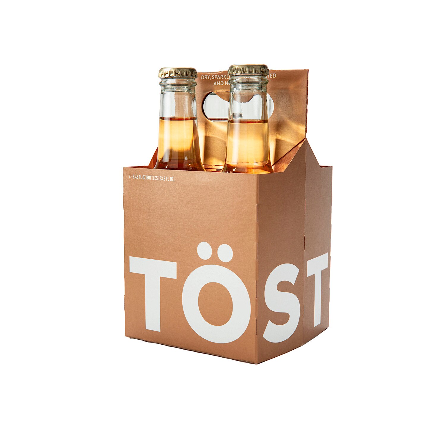 TOST Sparkling White Tea, Cranberry & Ginger, 4pk