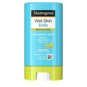 Neutrogena Wet Skin Kids - Protector solar en barra, FPS 70, 0.47 oz