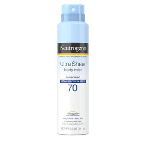 Neutrogena Ultra Sheer Lightweight Sunscreen Spray, SPF 70+, 5 Oz , CVS