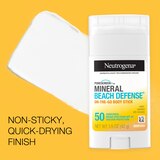 Neutrogena Purescreen+ Mineral Beach Defense Sunscreen Stick, 1.5 oz, thumbnail image 2 of 15