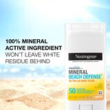 Neutrogena Purescreen+ Mineral Beach Defense Sunscreen Stick, 1.5 oz, thumbnail image 3 of 15