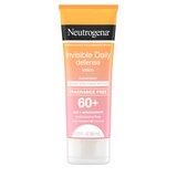 Neutrogena Invisible Daily Defense Sunscreen Lotion, SPF 60+, 3 oz, thumbnail image 1 of 13