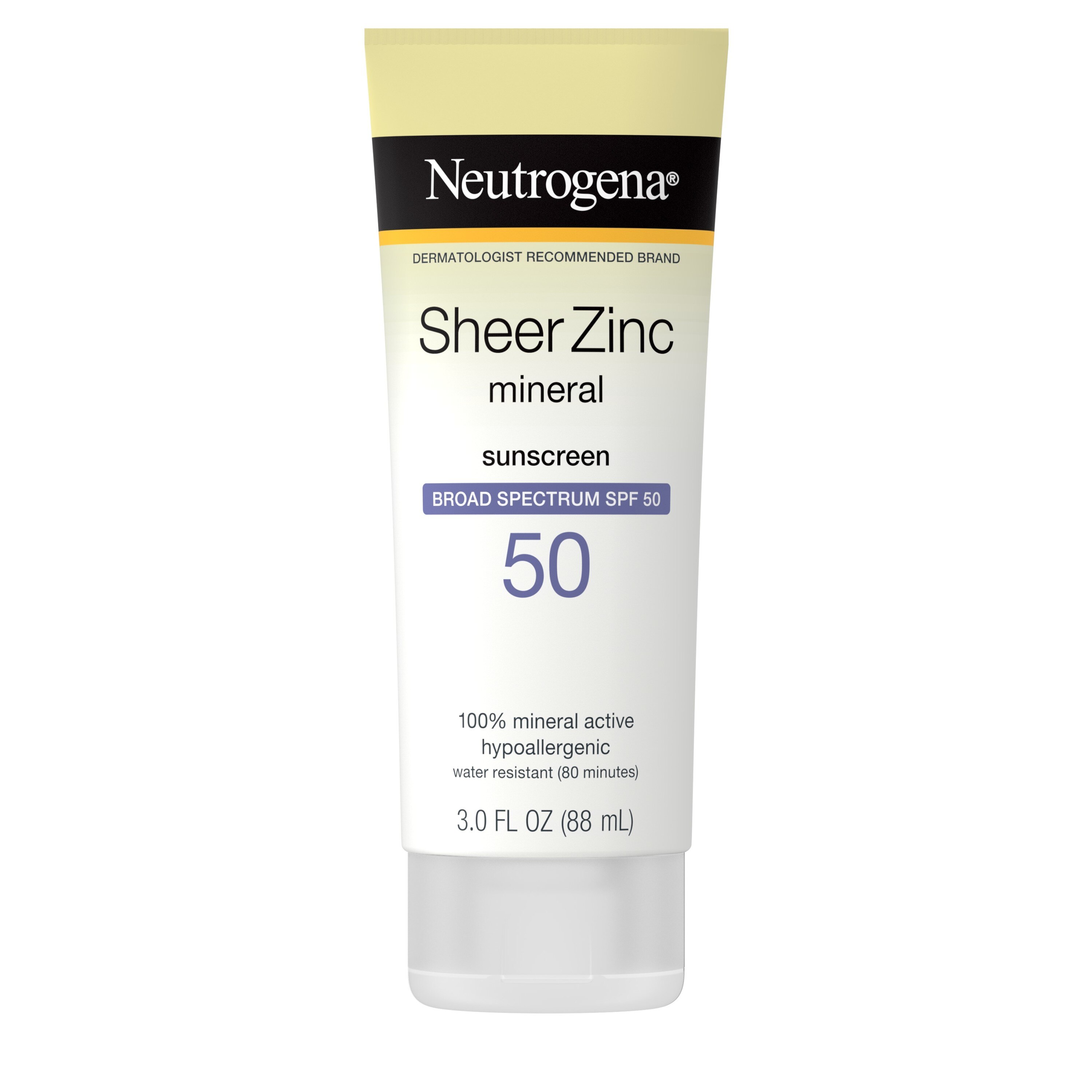 Neutrogena Sheer Zinc Dry-Touch Sunscreen, 3 OZ