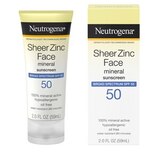 Neutrogena Sheer Zinc Dry-Touch Face Sunscreen with SPF 50, 2 OZ, thumbnail image 5 of 9