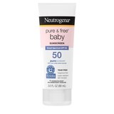 Neutrogena Pure & Free Baby Mineral Sunscreen with SPF 50, 3 OZ, thumbnail image 1 of 11