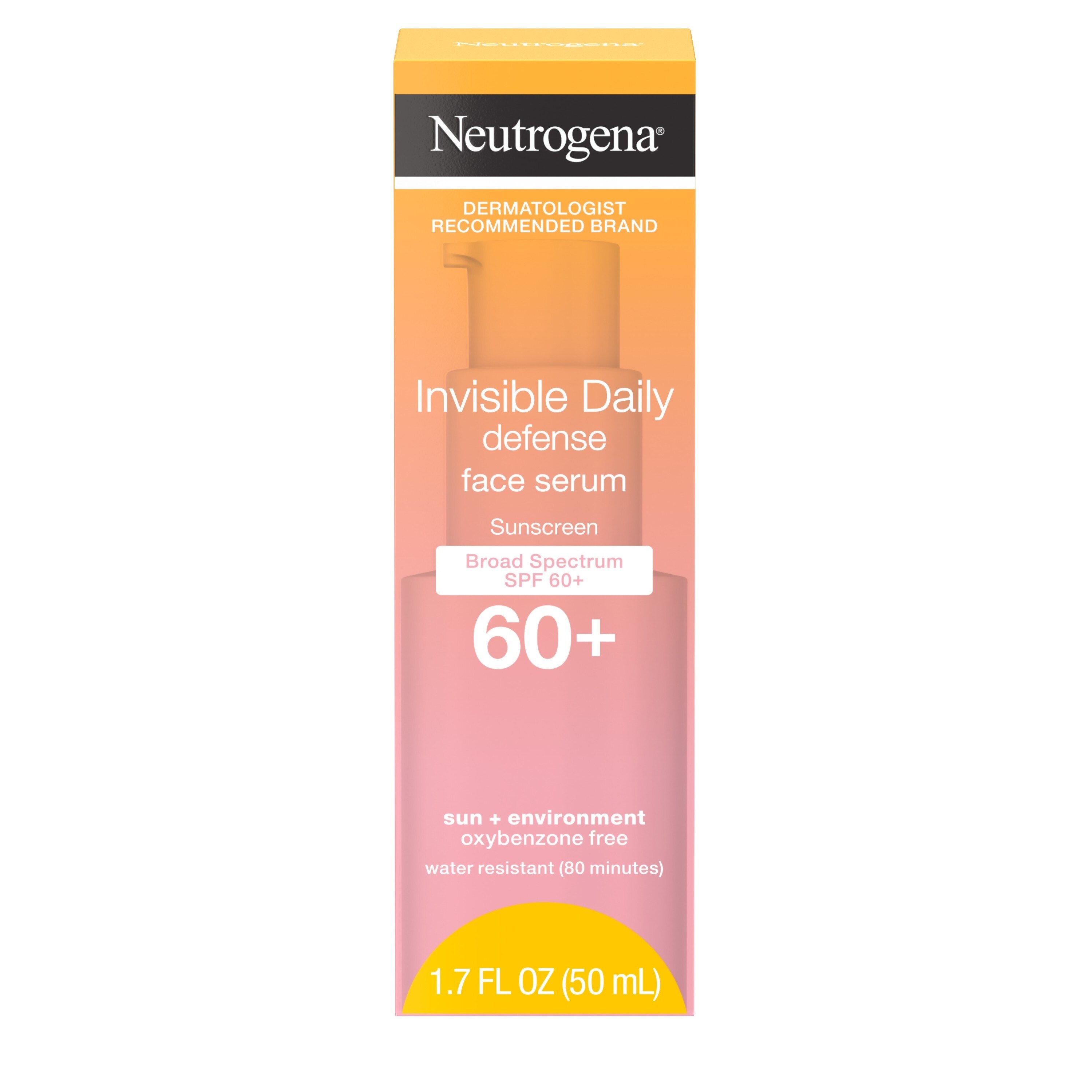 Neutrogena Invisible Daily Defense Face Serum with SPF 60+