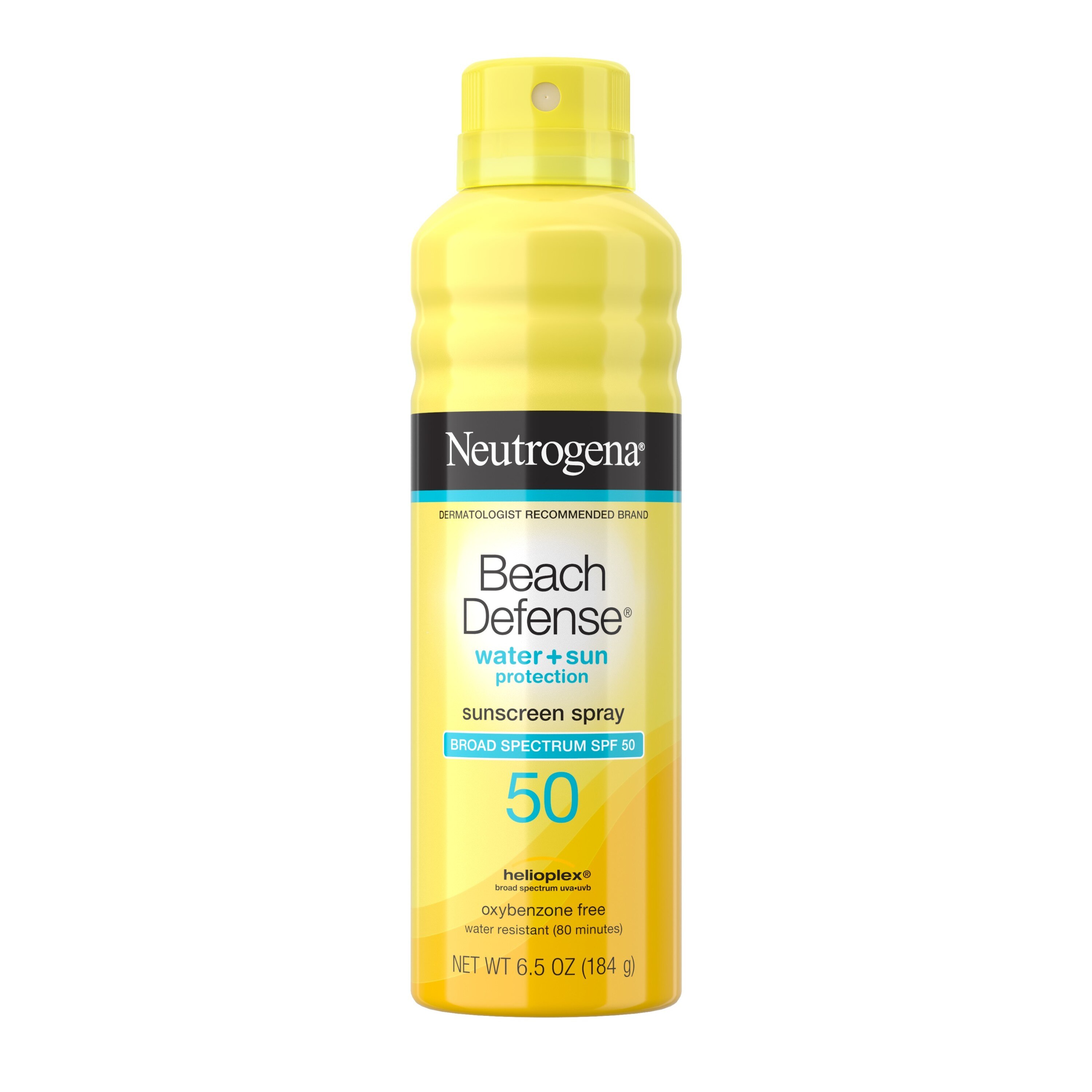 Neutrogena Beach Defense Oil-Free Body Sunscreen Spray, SPF 50