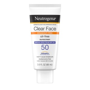 Neutrogena Clear Face Liquid Lotion Sunscreen, 3 OZ, SPF 50