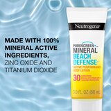 Neutrogena Purescreen+ Mineral Beach Defense Sunscreen, SPF 30, 3 oz, thumbnail image 4 of 14