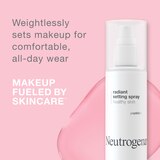 Neutrogena Radiant Makeup Setting Spray with Peptides, thumbnail image 3 of 6