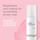 Neutrogena Radiant Makeup Setting Spray with Peptides, thumbnail image 3 of 8