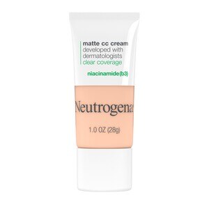 Neutrogena Clear Coverage Flawless Matte CC Cream, Shell 1.0, 1 Oz , CVS