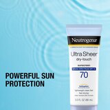 Neutrogena Ultra Sheer Dry-Touch Sunscreen, 3 OZ, thumbnail image 3 of 8
