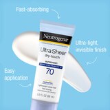 Neutrogena Ultra Sheer Dry-Touch Sunscreen, 3 OZ, thumbnail image 4 of 8