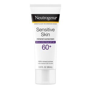 Neutrogena - Loción mineral de protección solar para piel sensible, FPS 60+, 3 oz