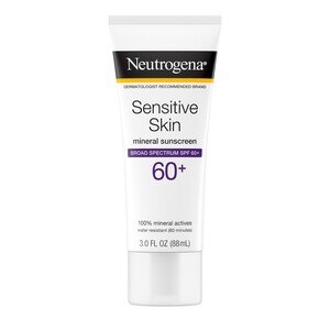  Neutrogena Sensitive Skin Sunscreen SPF 60+, 3 OZ 