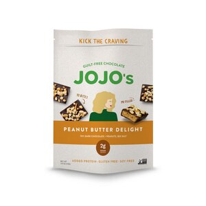 JOJO's Peanut Butter Delight Guilt-Free Chocolate - Bocaditos, 3.9 oz