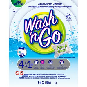 Wash 'n Go Free & Clear, 24 Ct , CVS