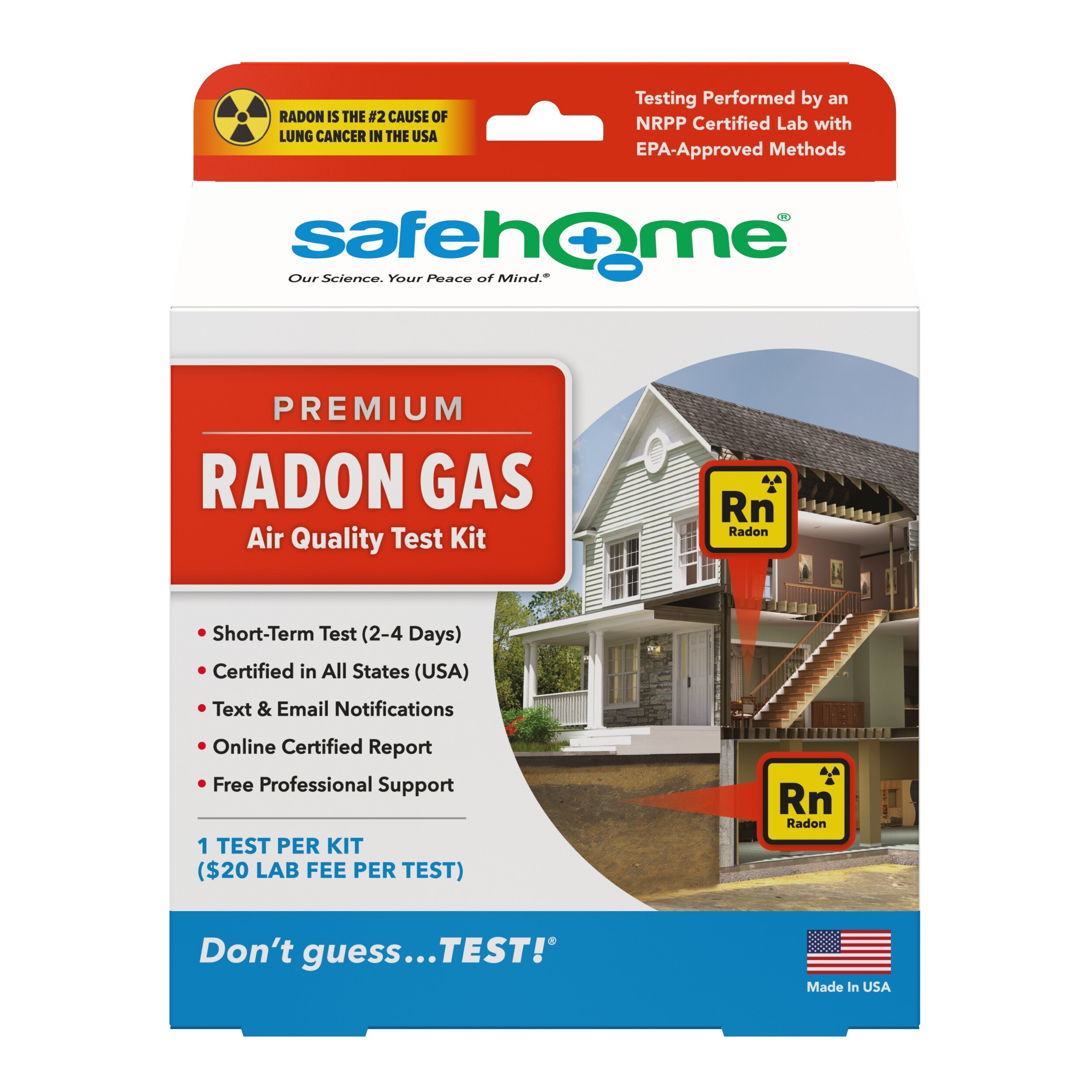 Safe Home Premium Radon Test Kit | CVS