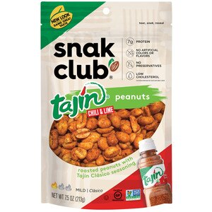 Snak Club Tajin Clasico Peanuts, 7.5 oz